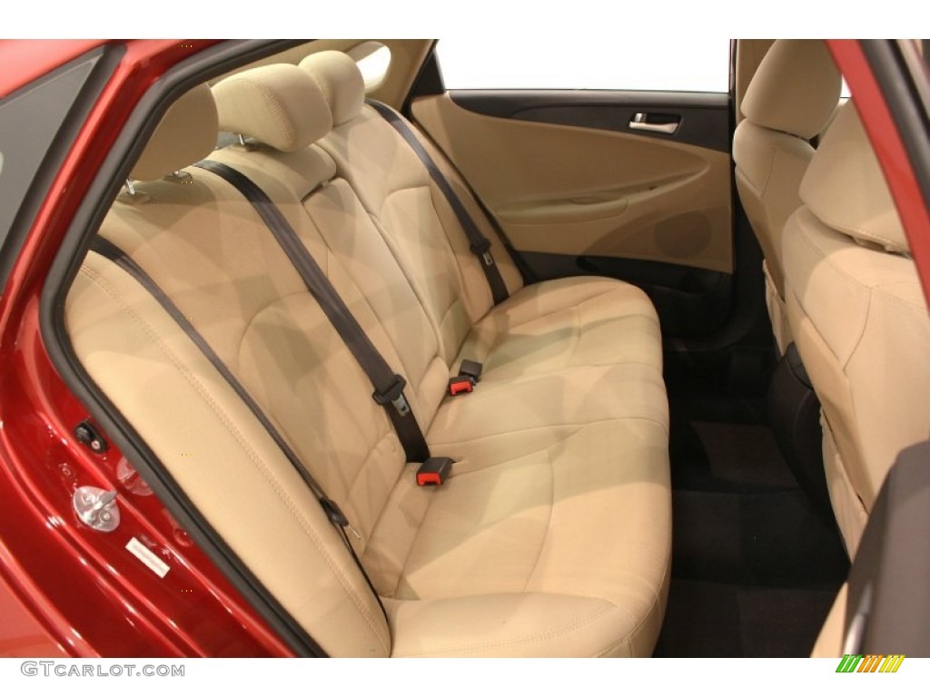 2011 Sonata GLS - Venetian Red / Camel photo #16