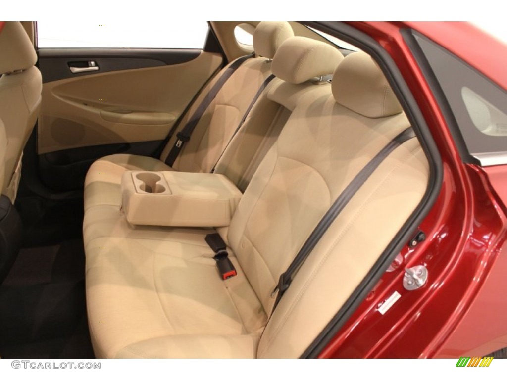 2011 Sonata GLS - Venetian Red / Camel photo #18