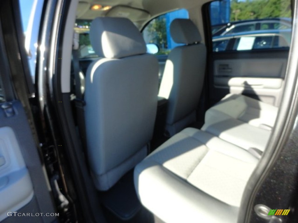 2008 Dakota ST Crew Cab 4x4 - Brilliant Black / Dark Slate Gray/Medium Slate Gray photo #11