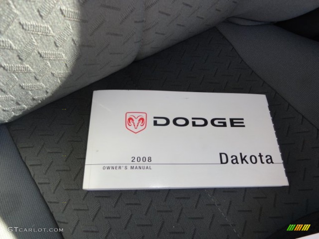 2008 Dakota ST Crew Cab 4x4 - Brilliant Black / Dark Slate Gray/Medium Slate Gray photo #16