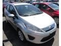 2013 Ingot Silver Ford Fiesta SE Sedan  photo #2