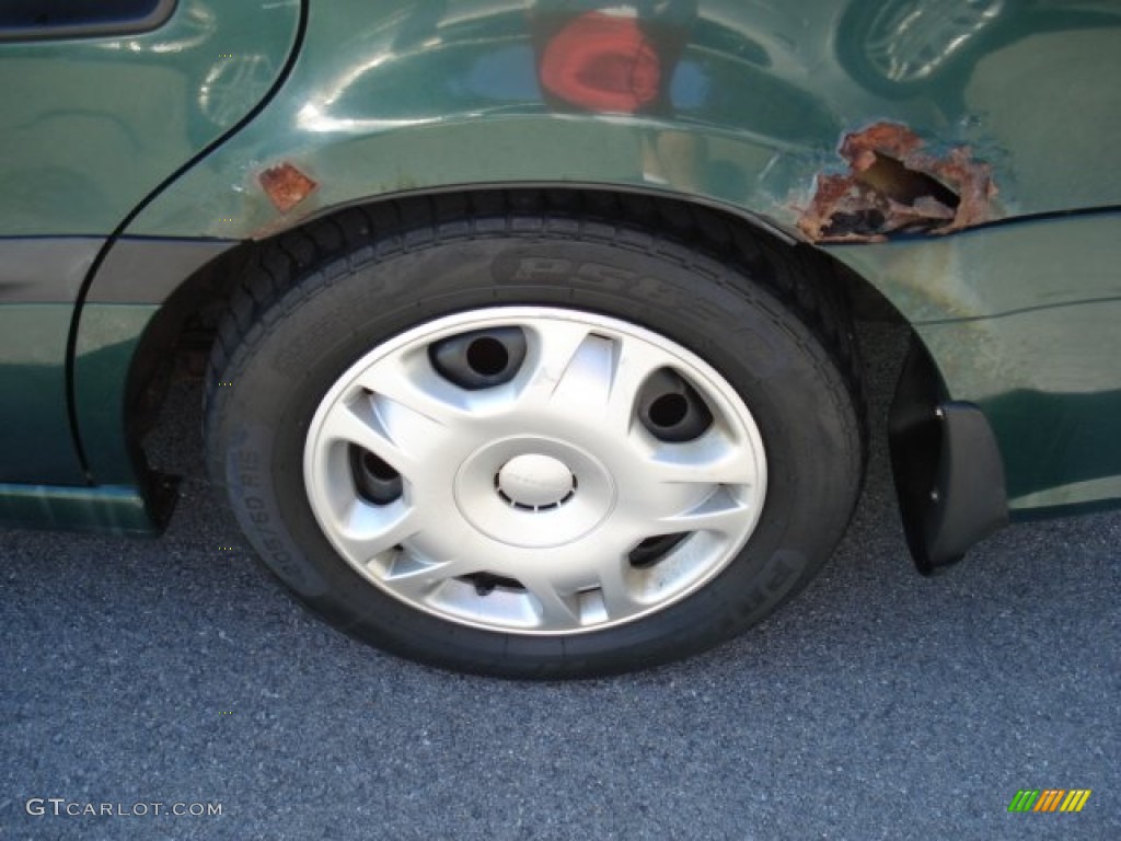 2001 Outback Wagon - Timberline Green Metallic / Gray photo #7