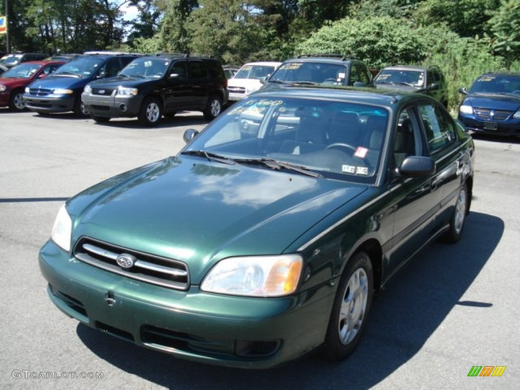 1999 Legacy Outback Wagon - Spruce Green Pearl / Gray photo #1