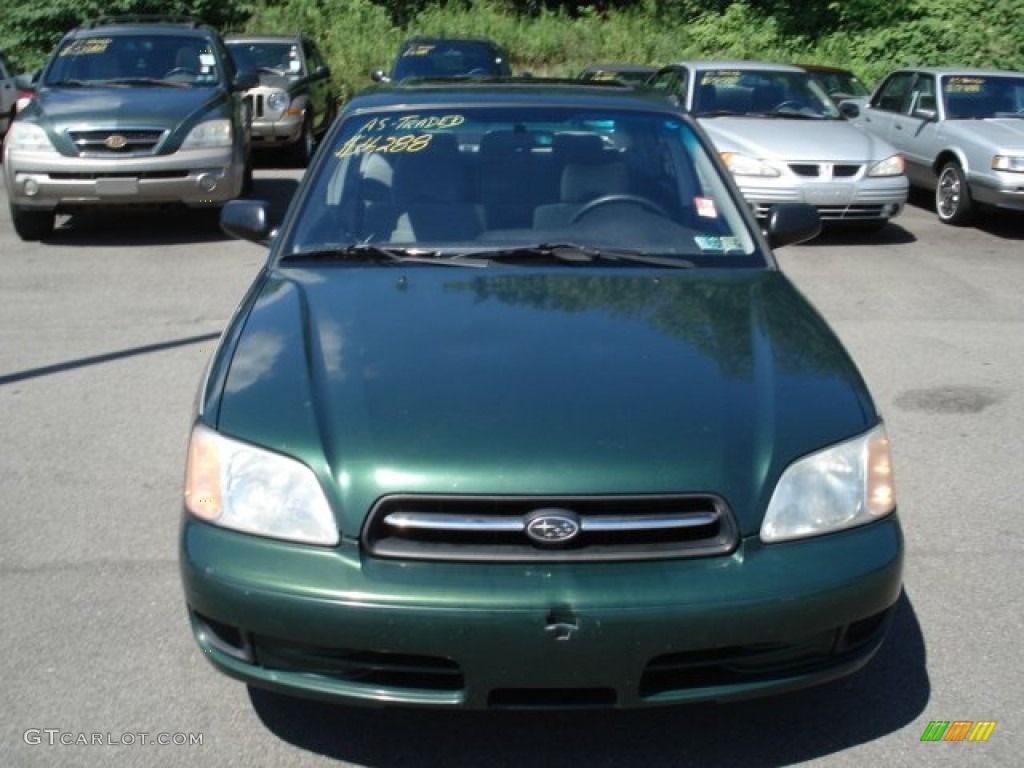 1999 Legacy Outback Wagon - Spruce Green Pearl / Gray photo #2