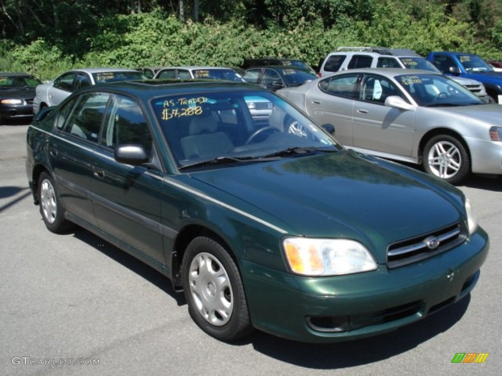 1999 Legacy Outback Wagon - Spruce Green Pearl / Gray photo #3