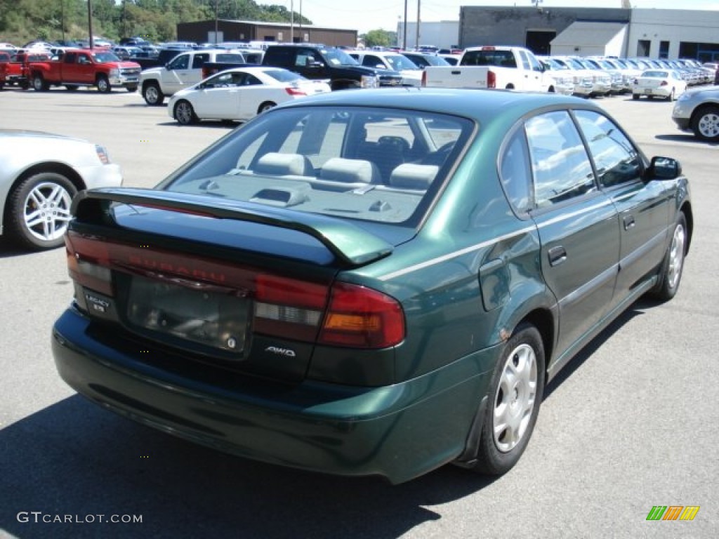 1999 Legacy Outback Wagon - Spruce Green Pearl / Gray photo #4