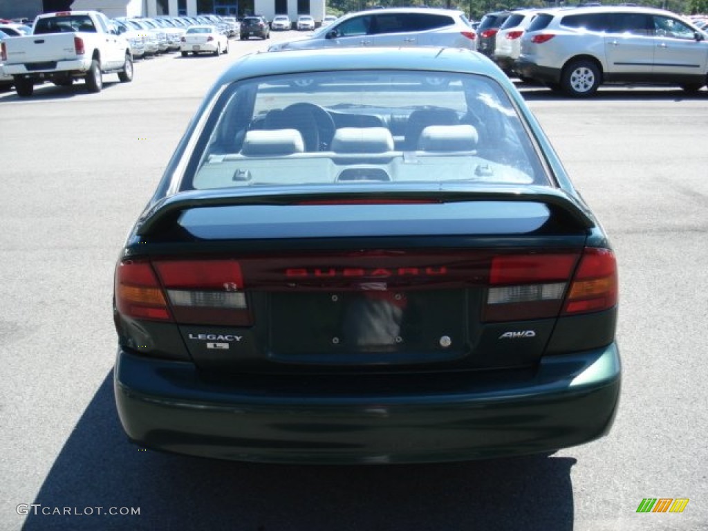1999 Legacy Outback Wagon - Spruce Green Pearl / Gray photo #5