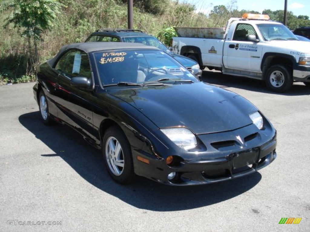 2000 Sunfire GT Convertible - Black / Graphite photo #3