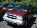 2002 Medium Red Metallic Chevrolet Tracker LT 4WD Hard Top  photo #3