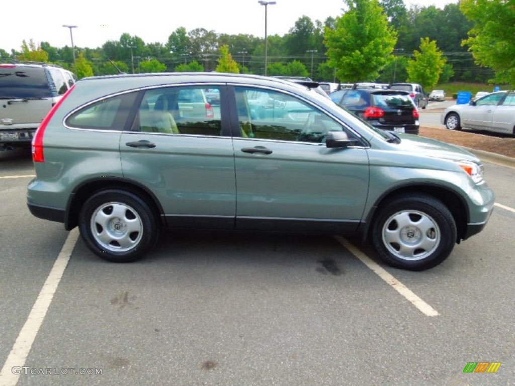 2010 CR-V LX - Opal Sage Metallic / Ivory photo #3