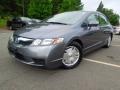 Polished Metal Metallic 2010 Honda Civic Hybrid Sedan Exterior
