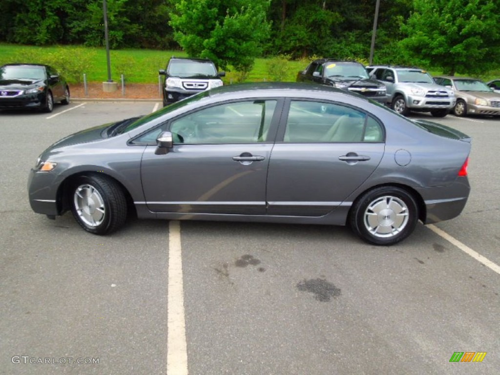 Polished Metal Metallic 2010 Honda Civic Hybrid Sedan Exterior Photo #69095307