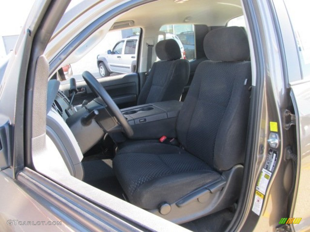 2011 Tundra Double Cab 4x4 - Pyrite Mica / Black photo #13