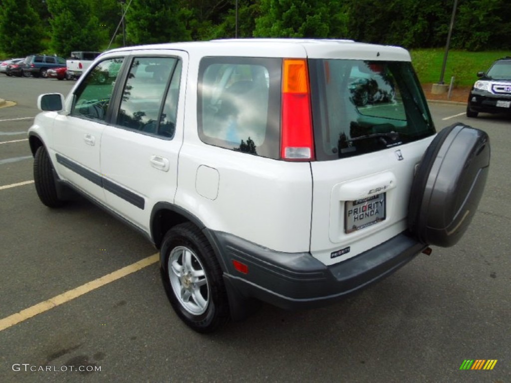 2001 CR-V EX 4WD - Taffeta White / Dark Gray photo #5