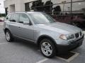 2004 Silver Grey Metallic BMW X3 3.0i  photo #1