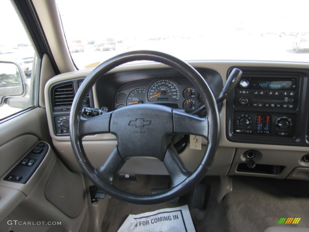 2004 Chevrolet Silverado 1500 LS Extended Cab 4x4 Tan Dashboard Photo #69096422