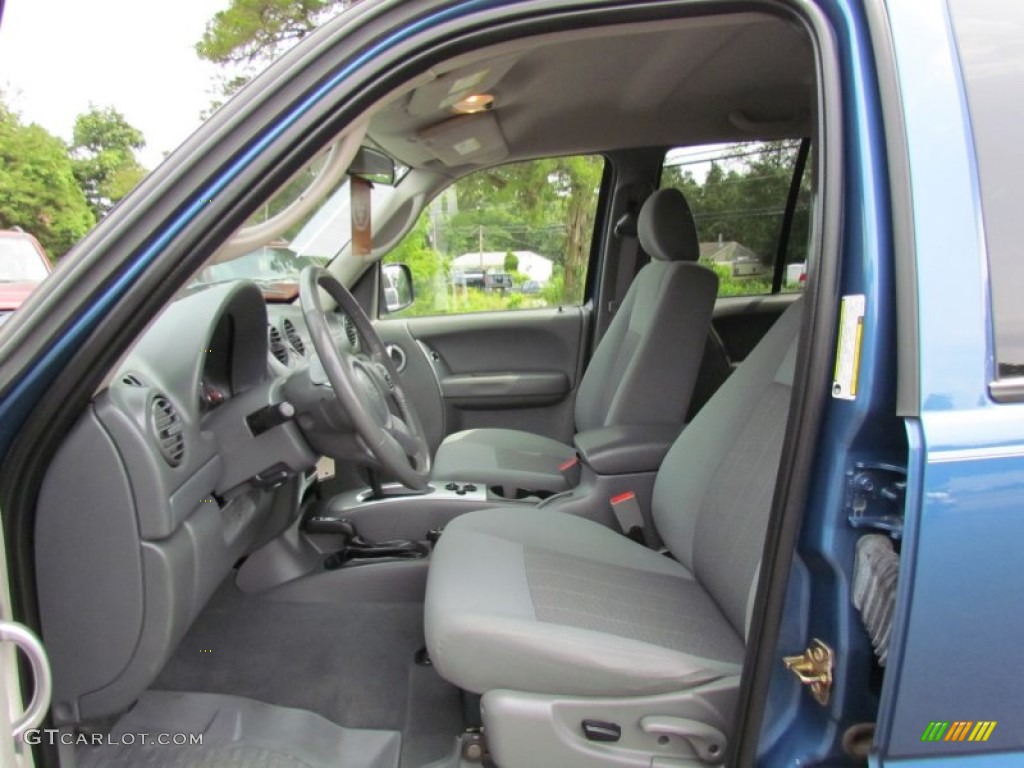 Medium Slate Gray Interior 2006 Jeep Liberty CRD Limited 4x4 Photo #69097142