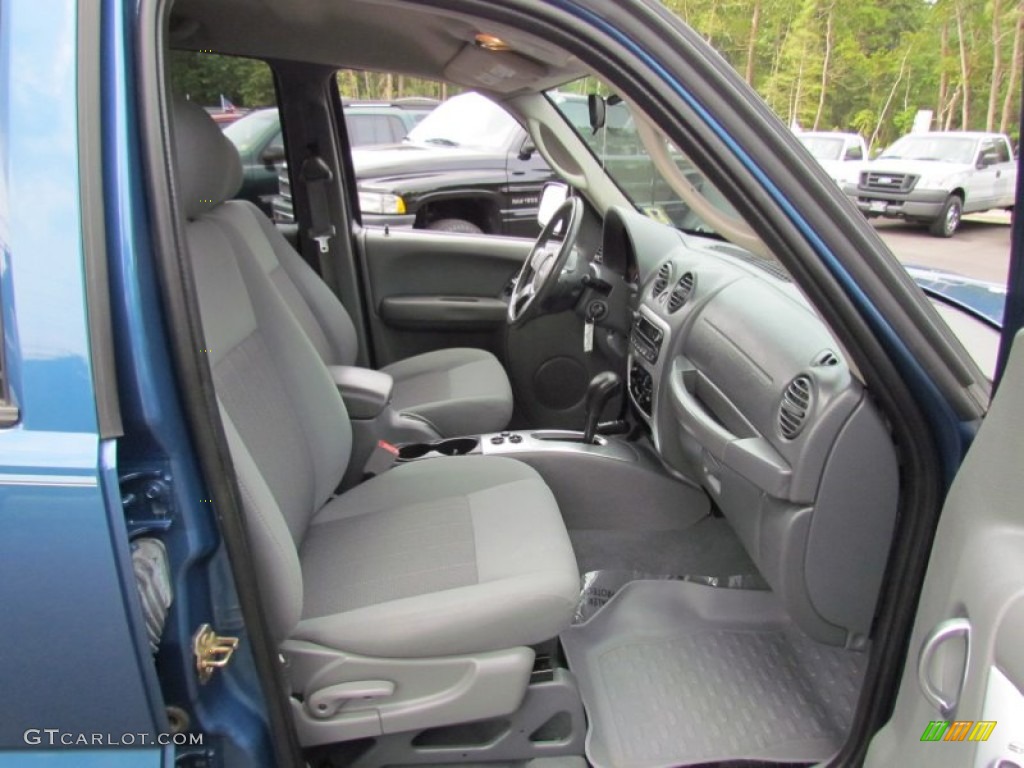 Medium Slate Gray Interior 2006 Jeep Liberty CRD Limited 4x4 Photo #69097280