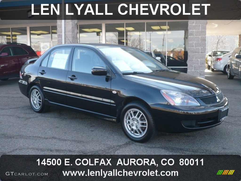 2006 Lancer OZ Rally - Black / Black photo #1
