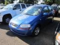 2005 Bright Blue Metallic Chevrolet Aveo LS Sedan  photo #3