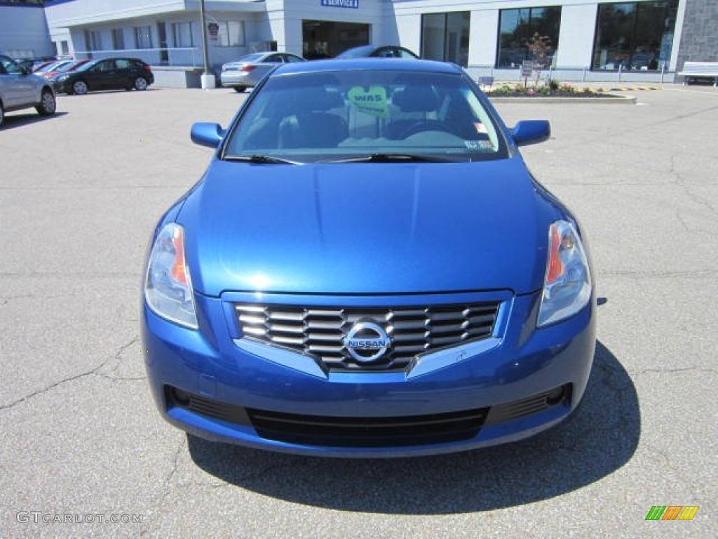 2009 Altima 2.5 S Coupe - Azure Blue Metallic / Charcoal photo #2