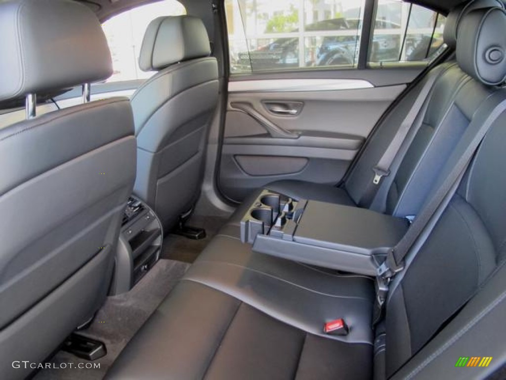 Black Interior 2012 BMW 5 Series 550i Sedan Photo #69101225