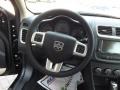 2013 Dodge Avenger Black/Light Frost Beige Interior Steering Wheel Photo