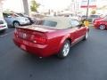 2008 Dark Candy Apple Red Ford Mustang V6 Premium Convertible  photo #7