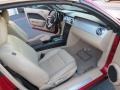 2008 Dark Candy Apple Red Ford Mustang V6 Premium Convertible  photo #14
