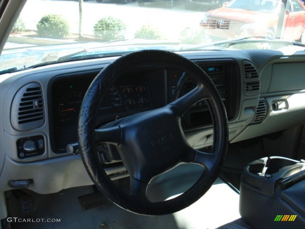1998 Sierra 1500 SLE Regular Cab - Laguna Green Metallic / Pewter photo #10
