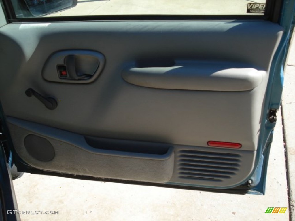 1998 Sierra 1500 SLE Regular Cab - Laguna Green Metallic / Pewter photo #14