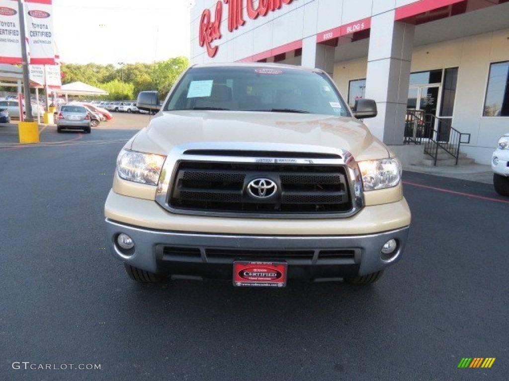 2010 Tundra Double Cab - Sandy Beach Metallic / Sand Beige photo #2