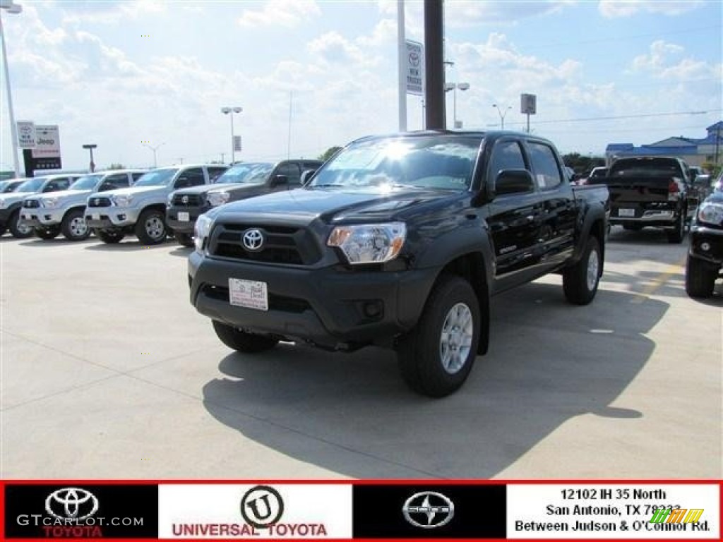 2012 Tacoma V6 Double Cab 4x4 - Black / Graphite photo #1