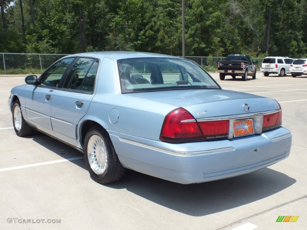 1999 Grand Marquis LS - Light Blue Metallic / Light Graphite photo #7