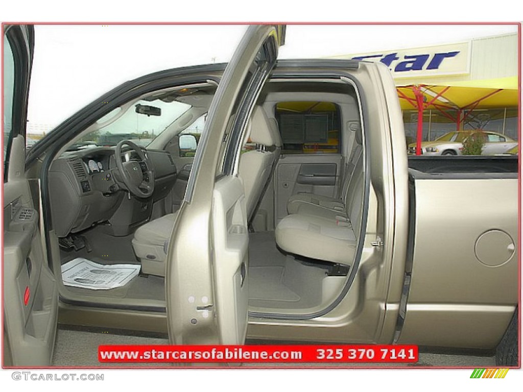 2008 Ram 1500 Lone Star Edition Quad Cab - Light Khaki Metallic / Khaki photo #26