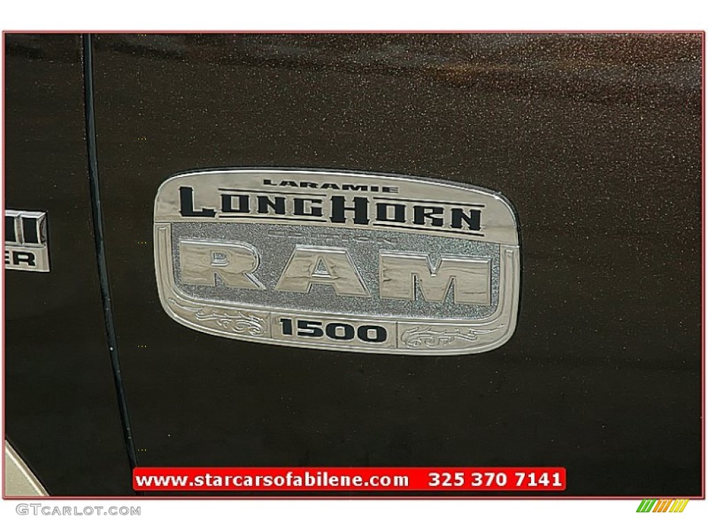 2011 Ram 1500 Laramie Longhorn Crew Cab 4x4 - Rugged Brown Pearl / Light Pebble Beige/Bark Brown photo #4