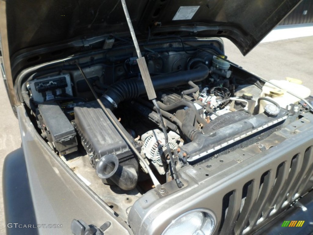 2004 Wrangler X 4x4 - Light Khaki Metallic / Khaki photo #22