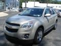 2012 Gold Mist Metallic Chevrolet Equinox LT AWD  photo #2