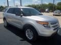 2013 Ingot Silver Metallic Ford Explorer XLT  photo #28