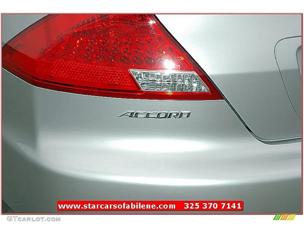 2006 Accord EX Coupe - Alabaster Silver Metallic / Black photo #4