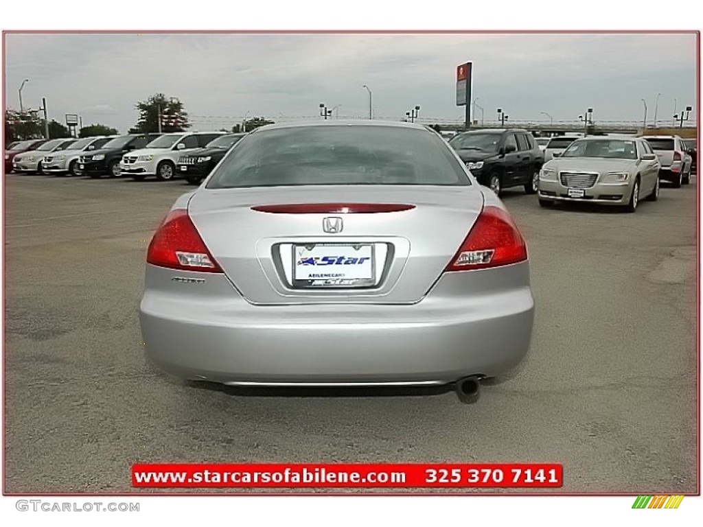 2006 Accord EX Coupe - Alabaster Silver Metallic / Black photo #5