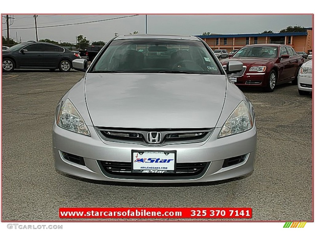 2006 Accord EX Coupe - Alabaster Silver Metallic / Black photo #9