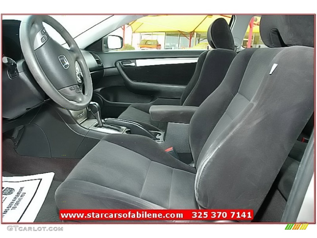 2006 Accord EX Coupe - Alabaster Silver Metallic / Black photo #13