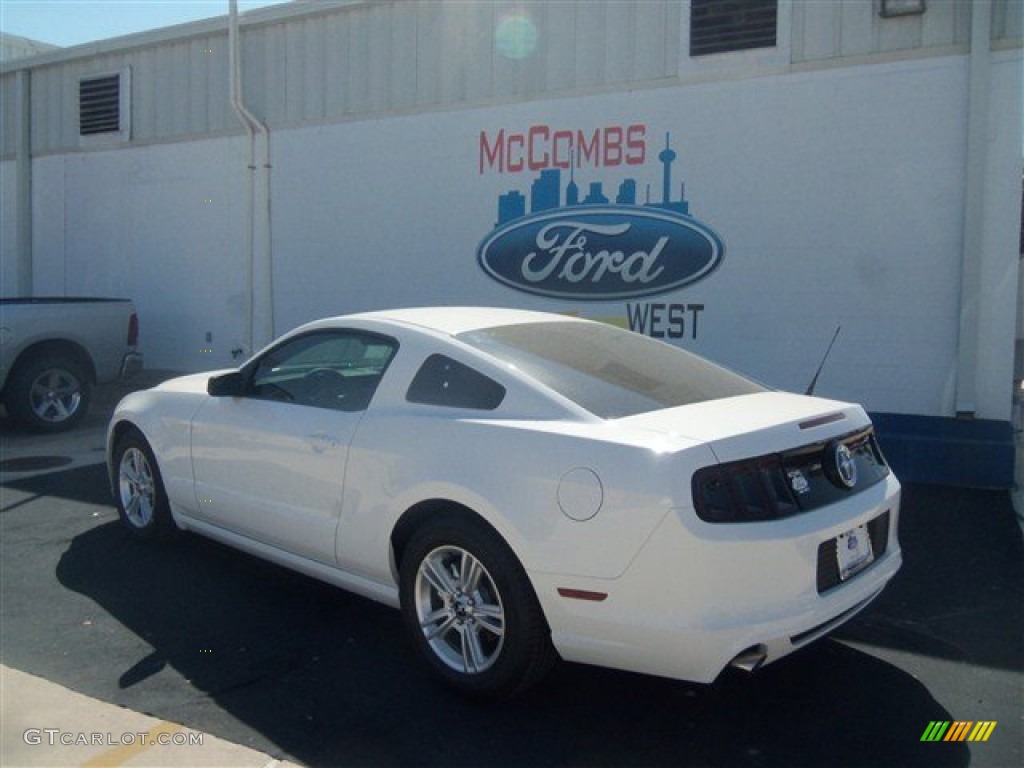 2013 Mustang V6 Coupe - Performance White / Stone photo #3