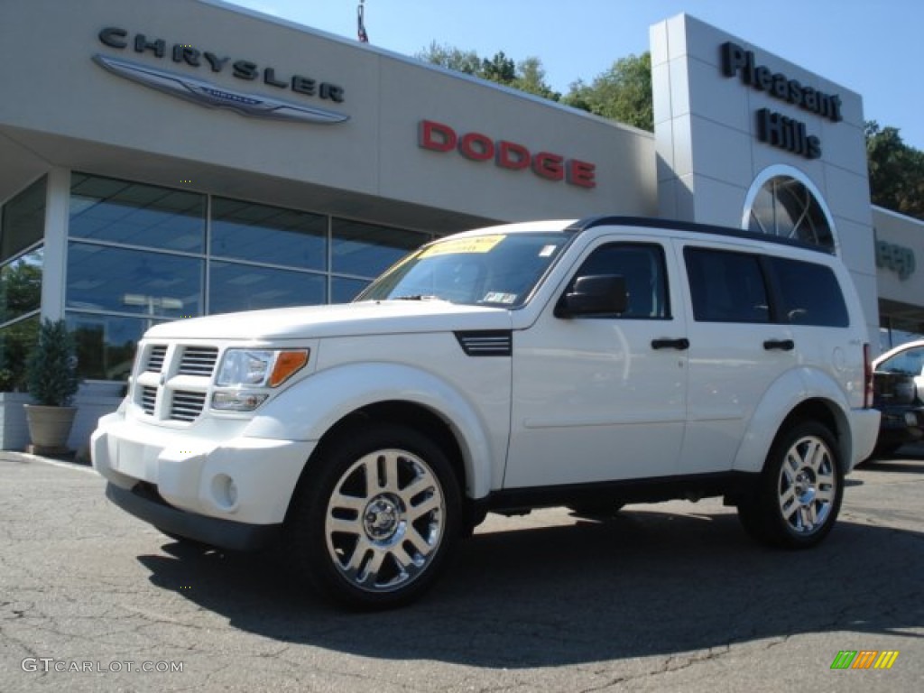 Bright White Dodge Nitro