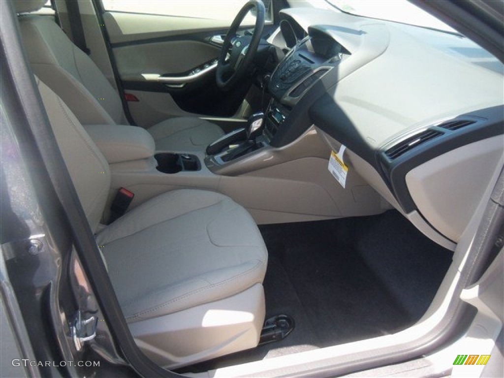 2012 Focus SEL Sedan - Sterling Grey Metallic / Stone photo #12