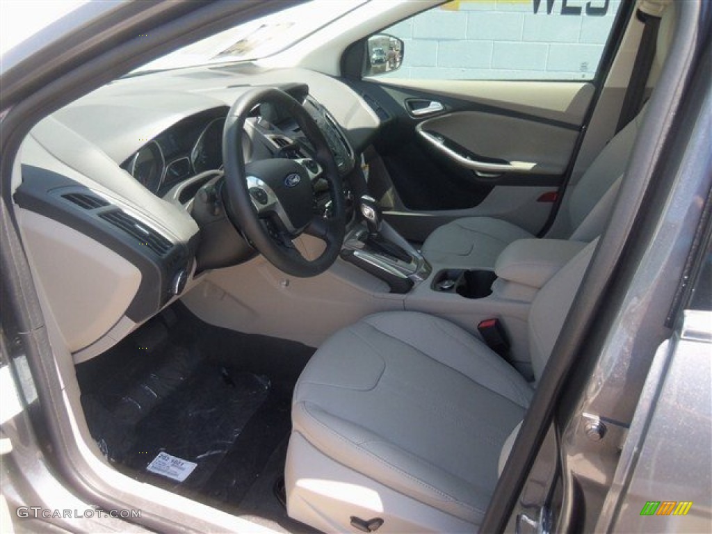 2012 Focus SEL Sedan - Sterling Grey Metallic / Stone photo #29