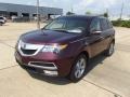 2012 Dark Cherry Pearl II Acura MDX SH-AWD  photo #1