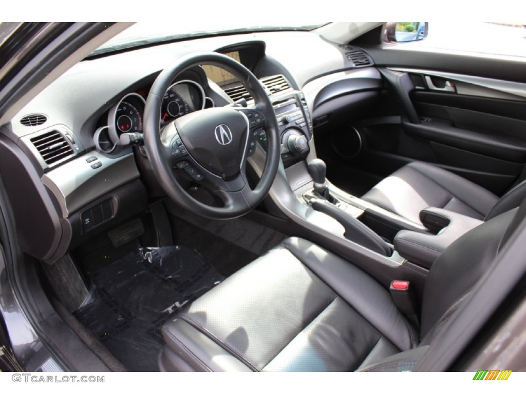 Ebony Interior 2009 Acura TL 3.5 Photo #69110771