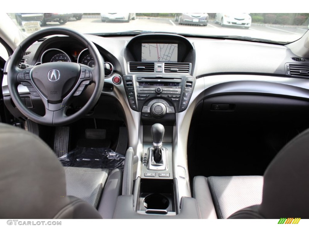 2009 Acura TL 3.5 Ebony Dashboard Photo #69110797